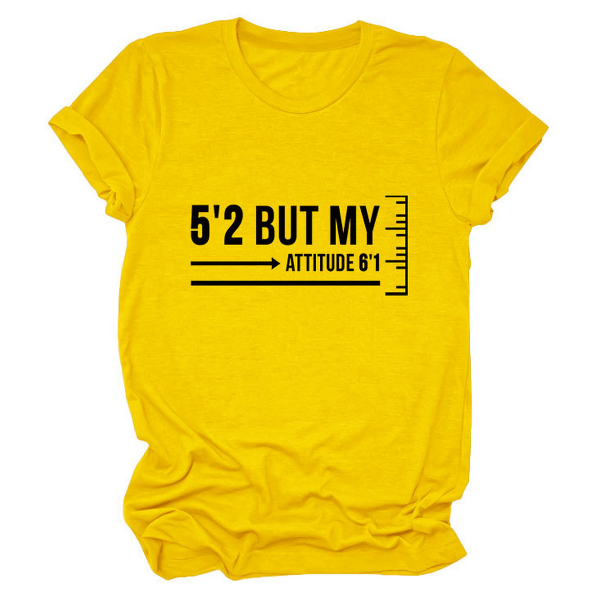 Trendy Graphic Tee Women Short Girl Energy