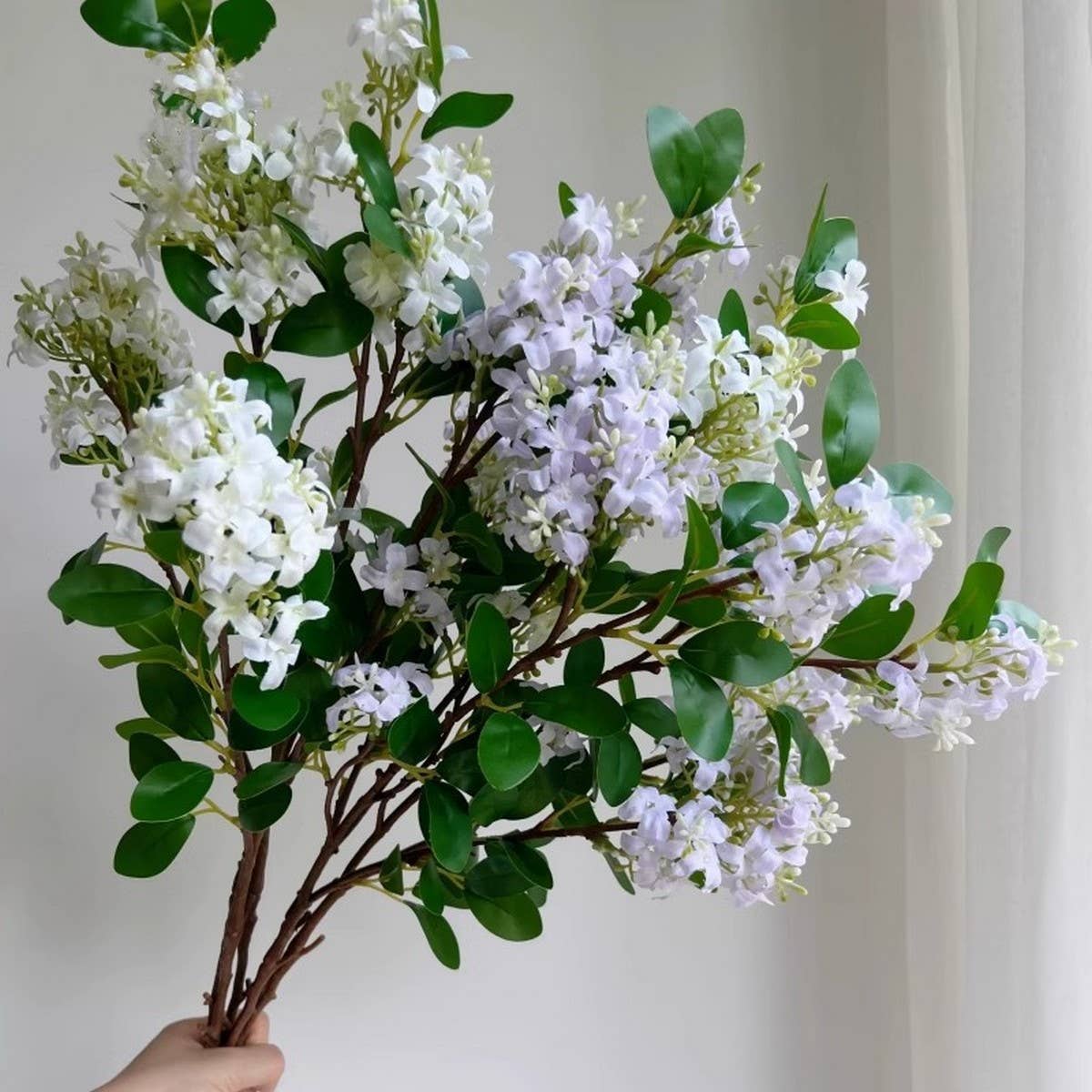 High-Quality Faux Lilac Murraya Flower Bouquet