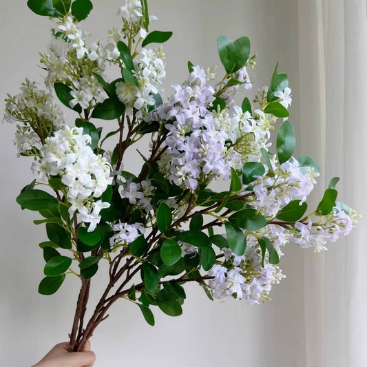 High-Quality Faux Lilac Murraya Flower Bouquet