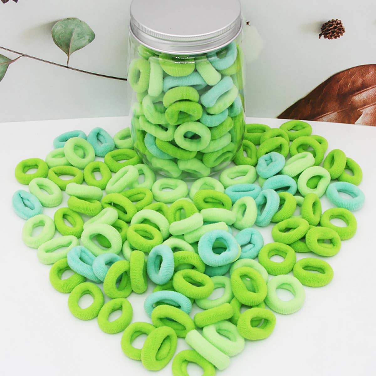 CHILDREN HIGH ELASTIC HAIR TIES(100PCS/BOX)_CWAHA0503