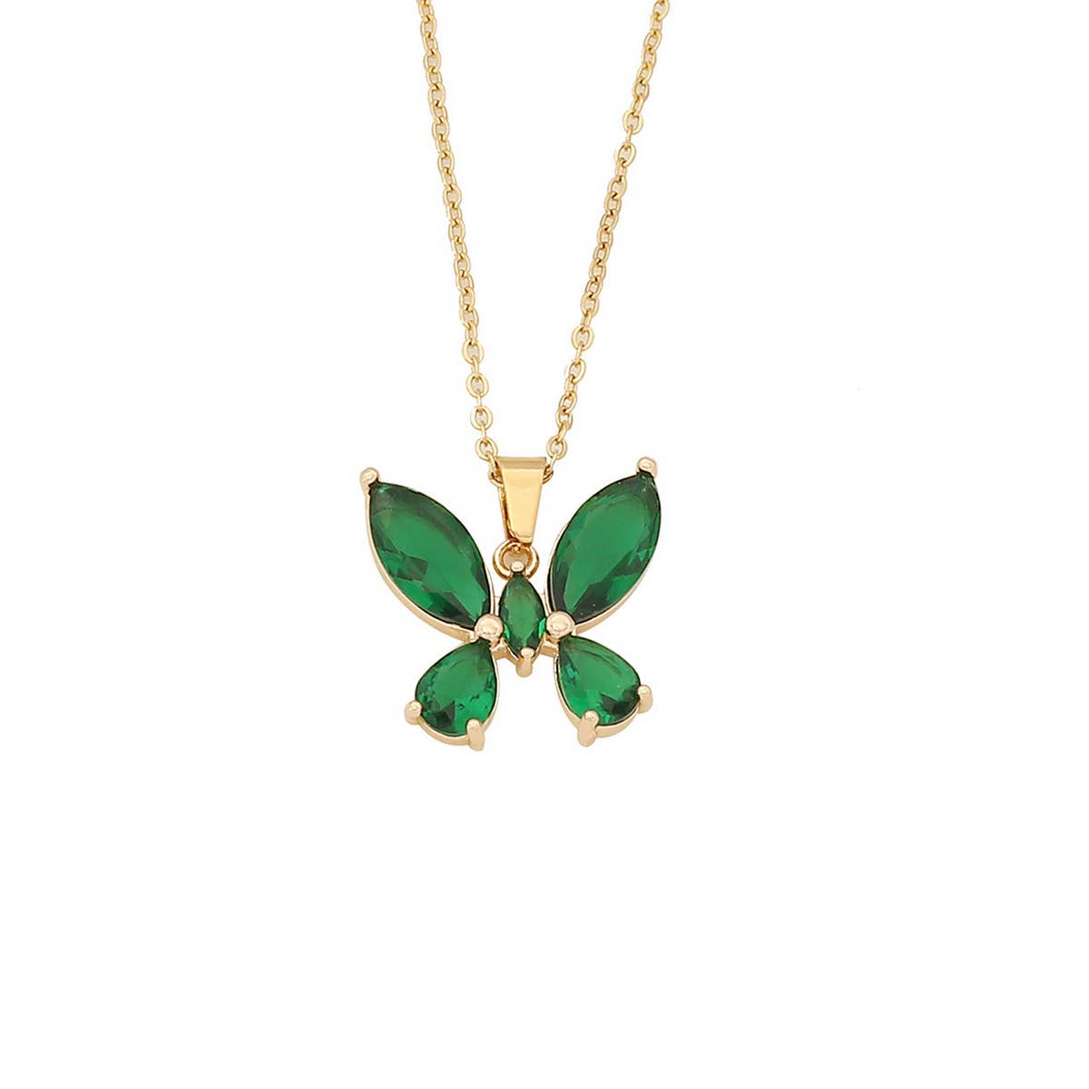 STYLISH BUTTERFLY COLLARBONE CHAIN NECKLACE_CWAHA0875