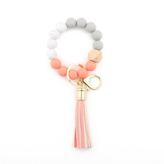 COLORFUL KEYCHAIN TASSEL BRACELET