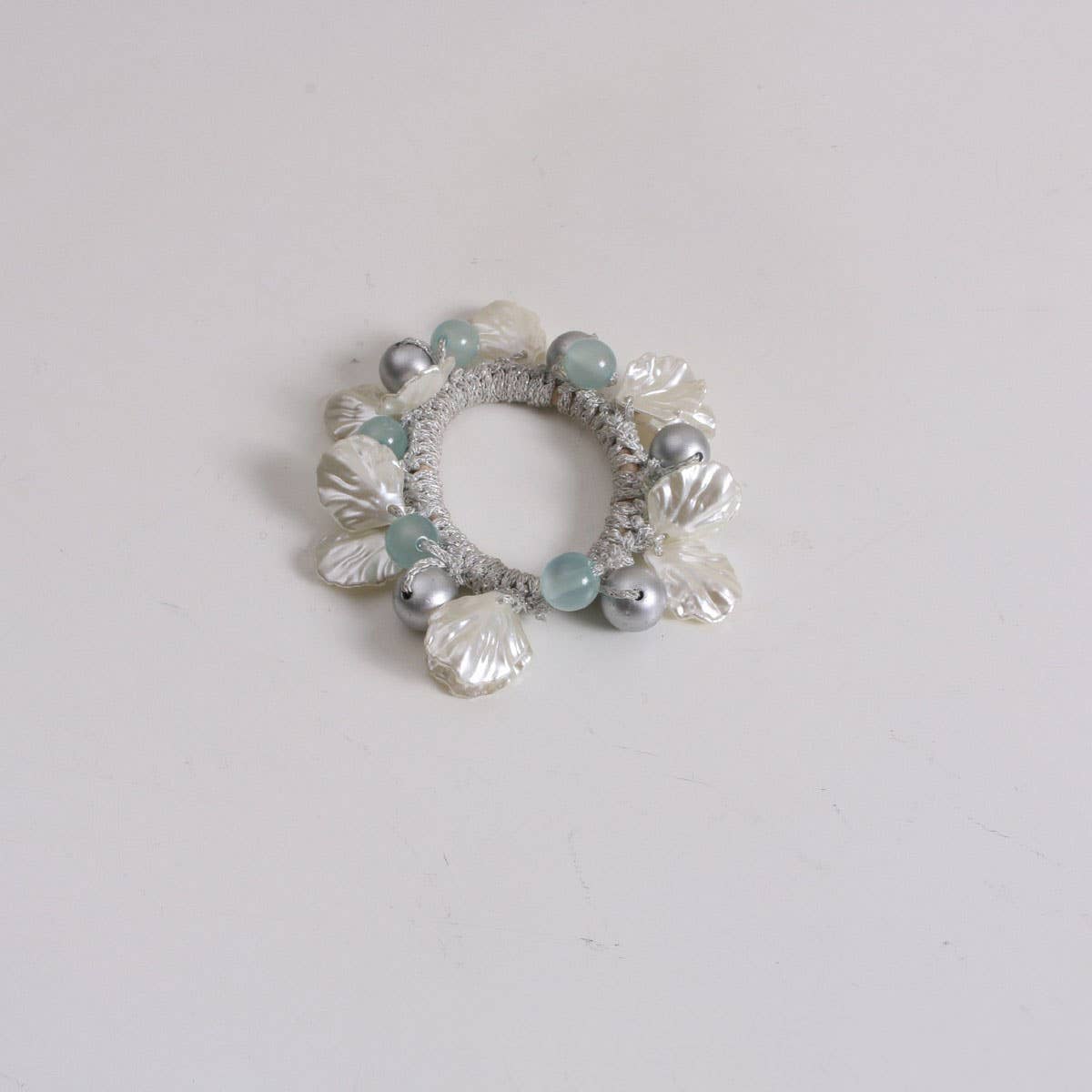 Shell Cat Eye Bead Hair Tie Cute Pearl New Band