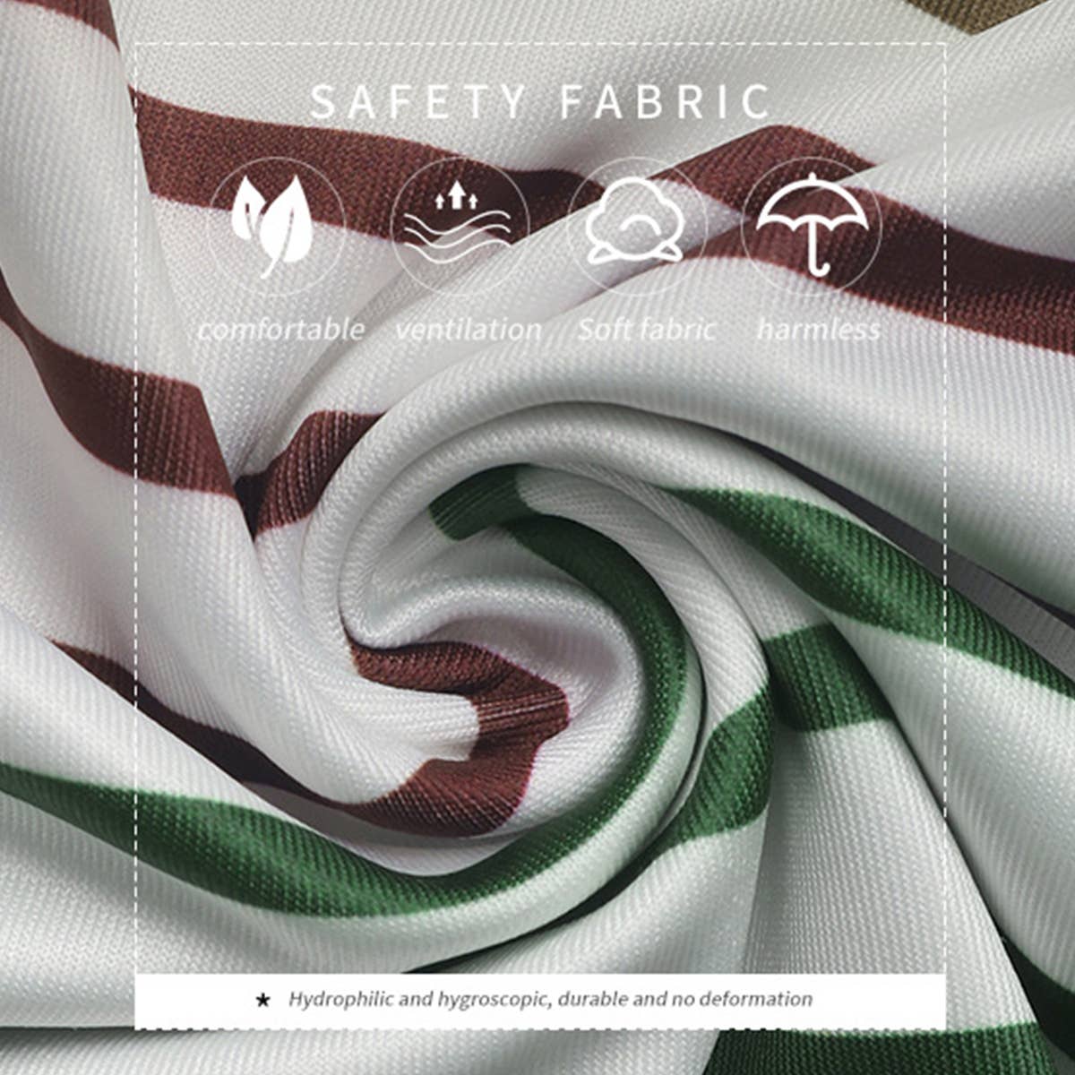 Long sleeve striped casual T-shirt