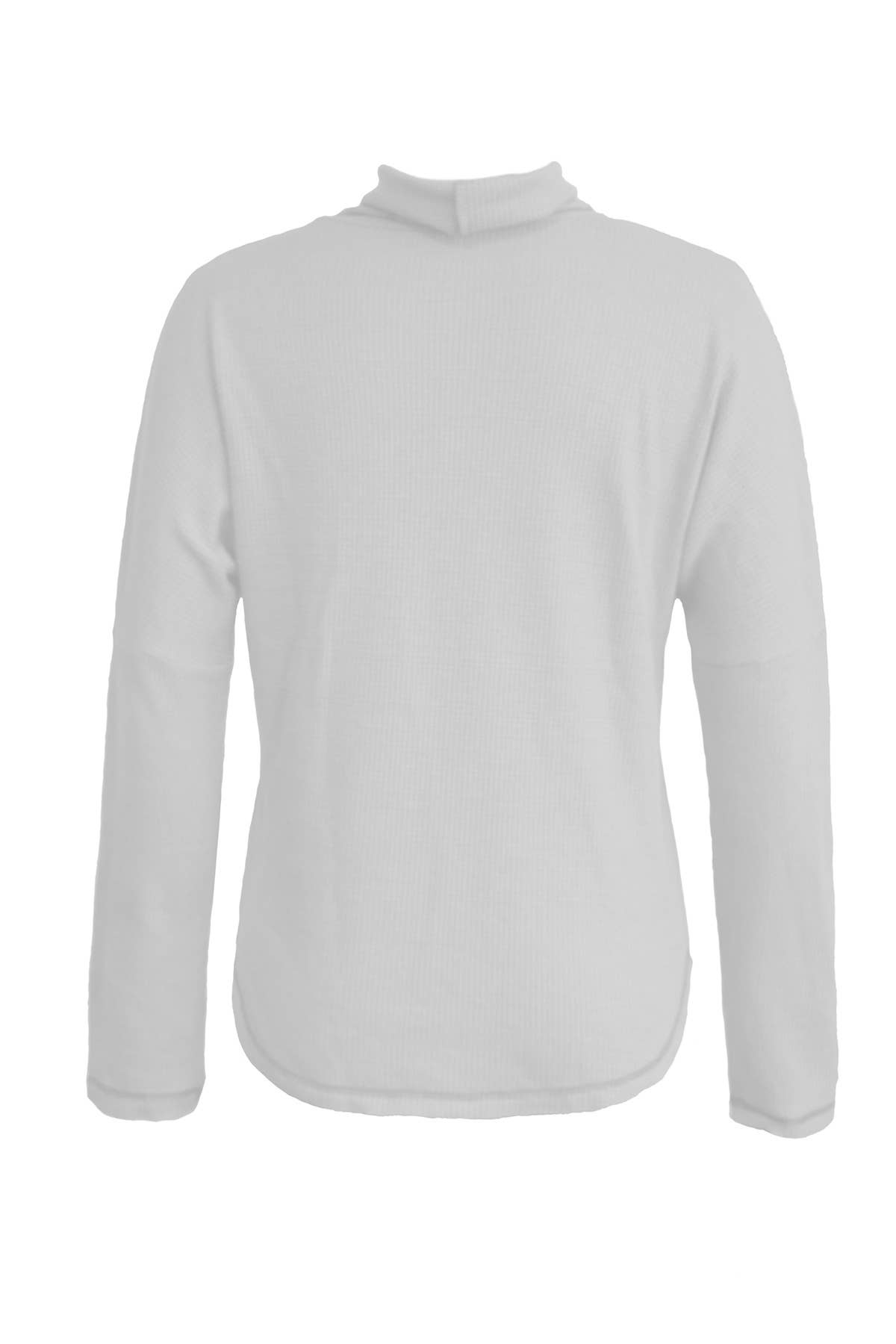 TURTLENECK SOLID COLOR LONG SLEEVE KNIT BASE