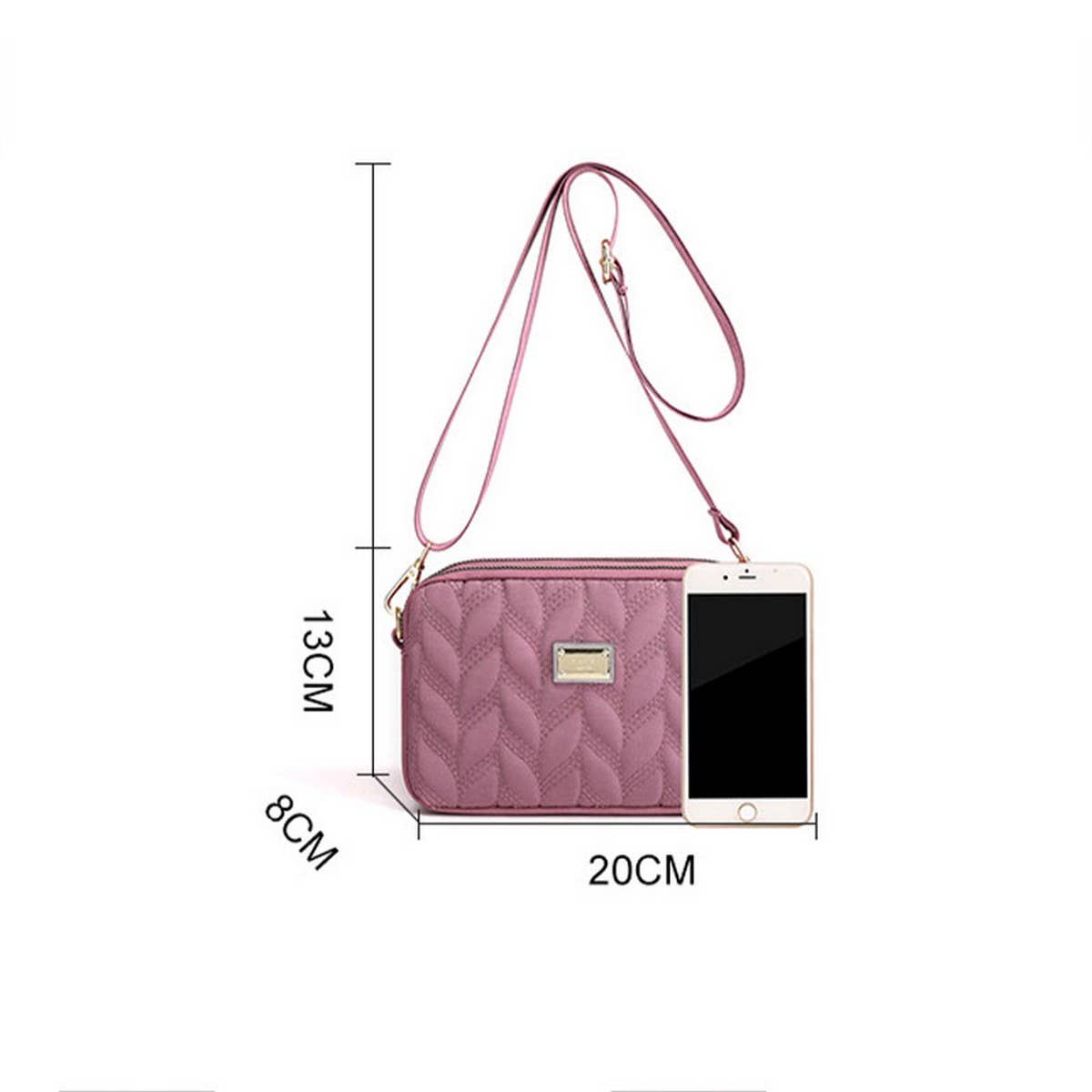 FASHIONABLE NYLON CLOTH SHOULDER MESSENGER BAG_CWAB3515