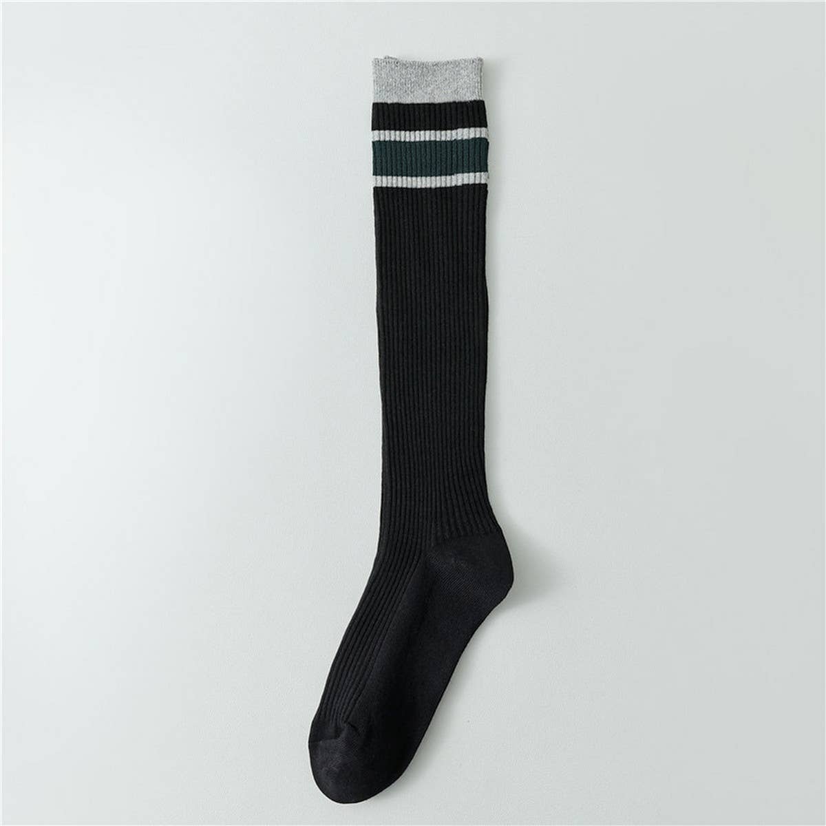2024 NEW COLOR CONTRAST STRIPED MID-CALF SOCKS_CWMS0649
