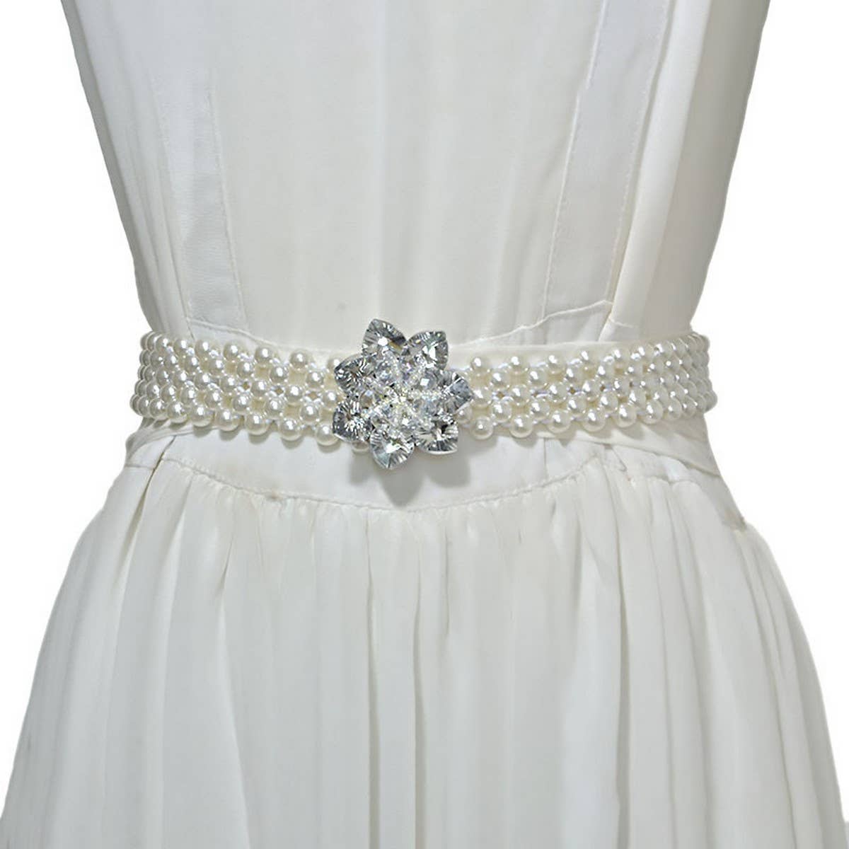 PEARL CRYSTAL ELASTIC SWEET WAIST CHAIN_CWABE0517