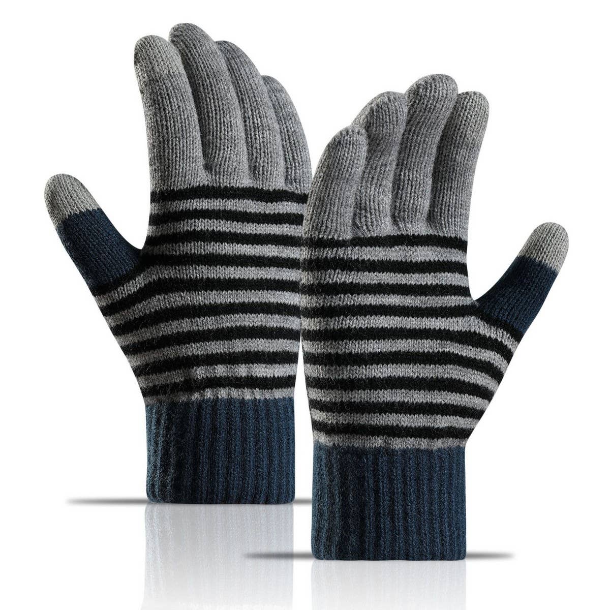 DOUBLE-LAYER WARM TOUCH SCREEN GLOVES