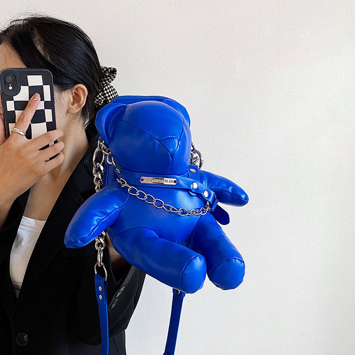 FASHION CUTE BEAR ONE-SHOULDER CHAIN BAG_CWAB0988