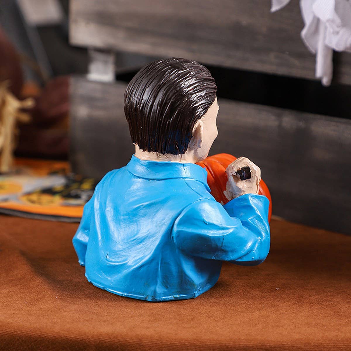 Halloween Killer Resin Horror Figurine Decor_CWAJE5286