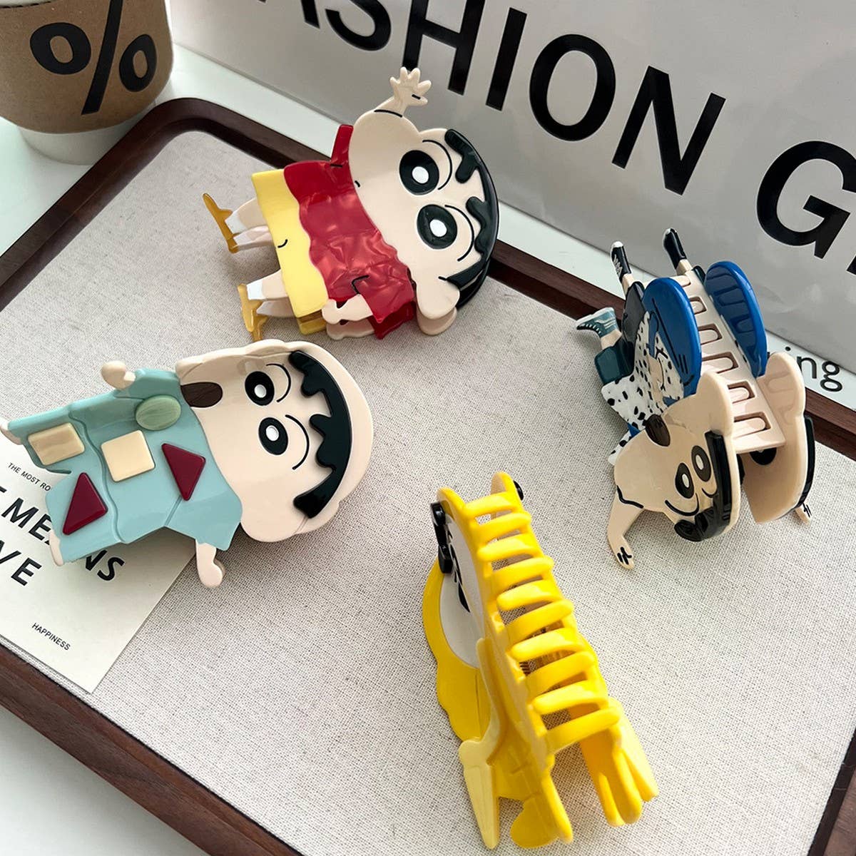 Cartoon Boy Acetate Hair Claw ??Cute Anime Style_CWAHA5747