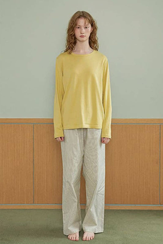 Lazy style pure cotton home wear and pajamas set