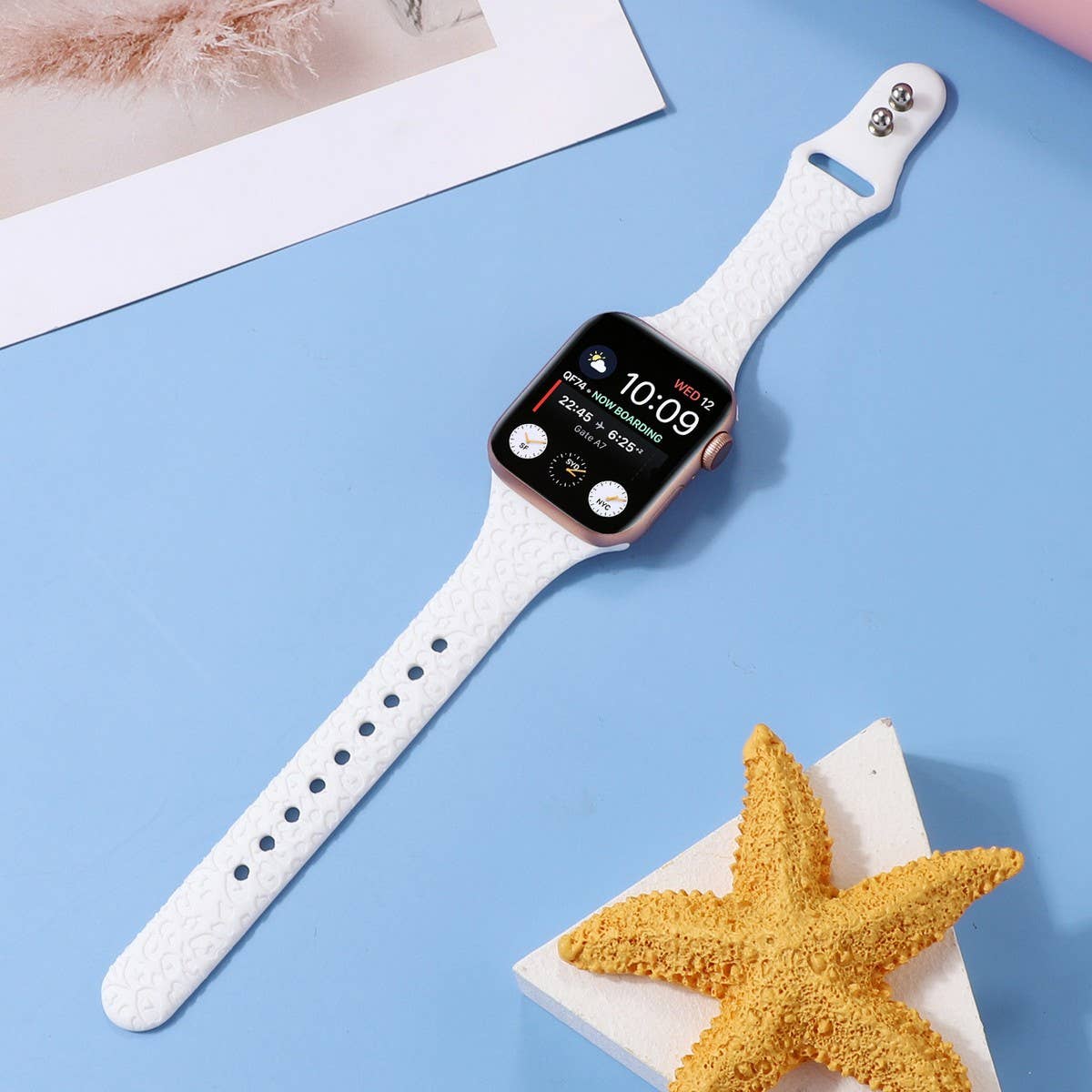 APPLE WATCH9-1 ENGRAVED LEOPARD PRINT STRAP IWATCH8_CWWW0070