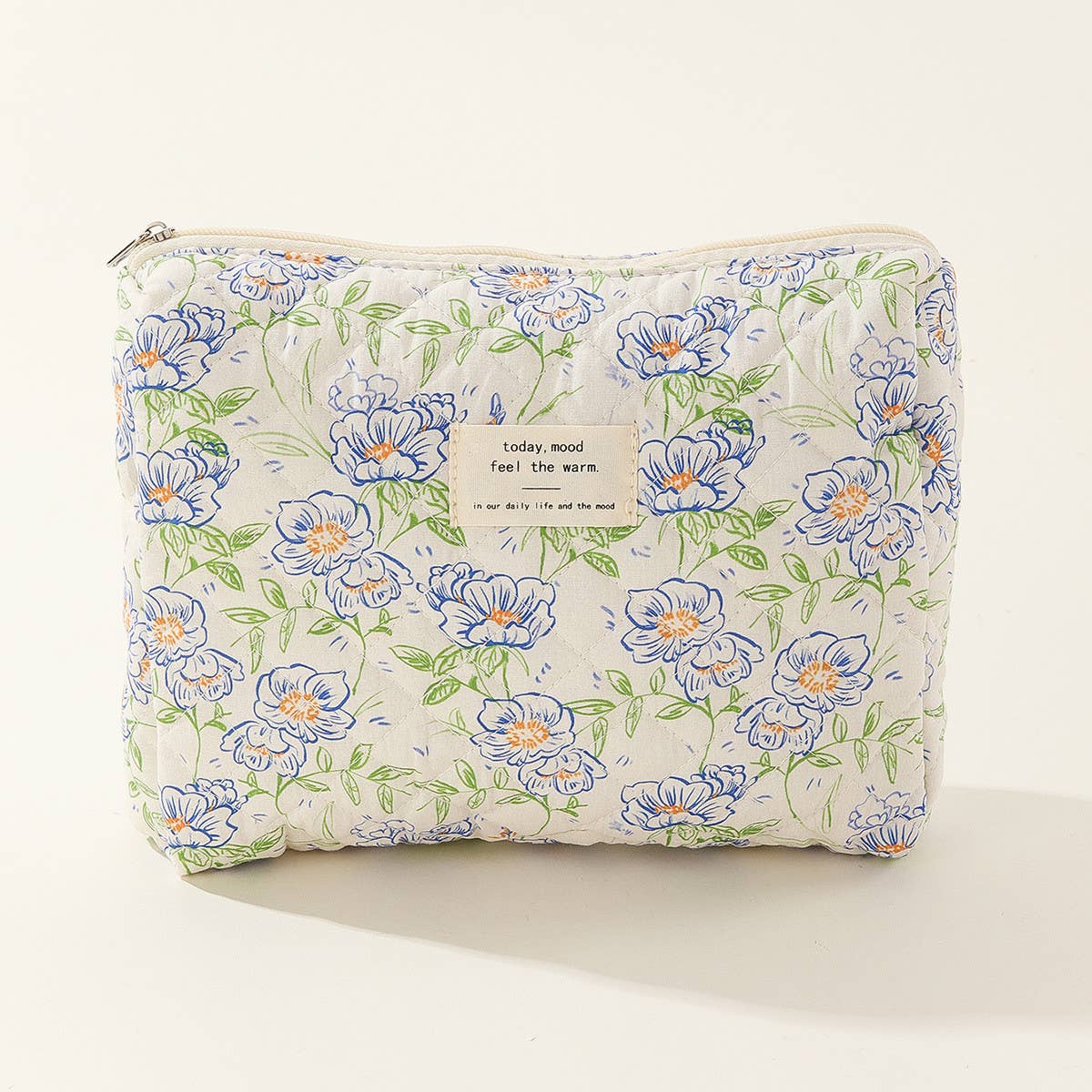 CASUAL STRIPED MEDIUM PORTABLE COSMETIC BAG_CWAB1037