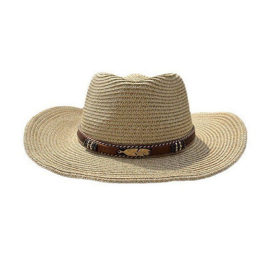 Summer travel sun protection straw hat_CWAH3446