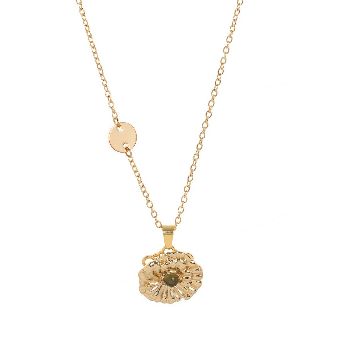 Spinning December Flower Necklace ??Lucky Bloom_CWMM6969