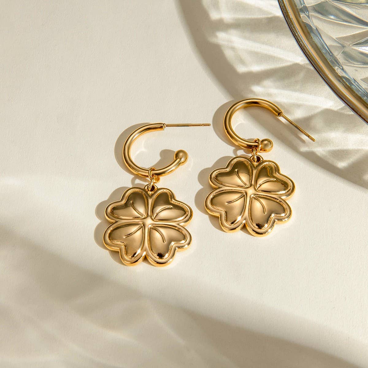 HIGH-END LOVE FOUR-LEAF CLOVER EARRINGS