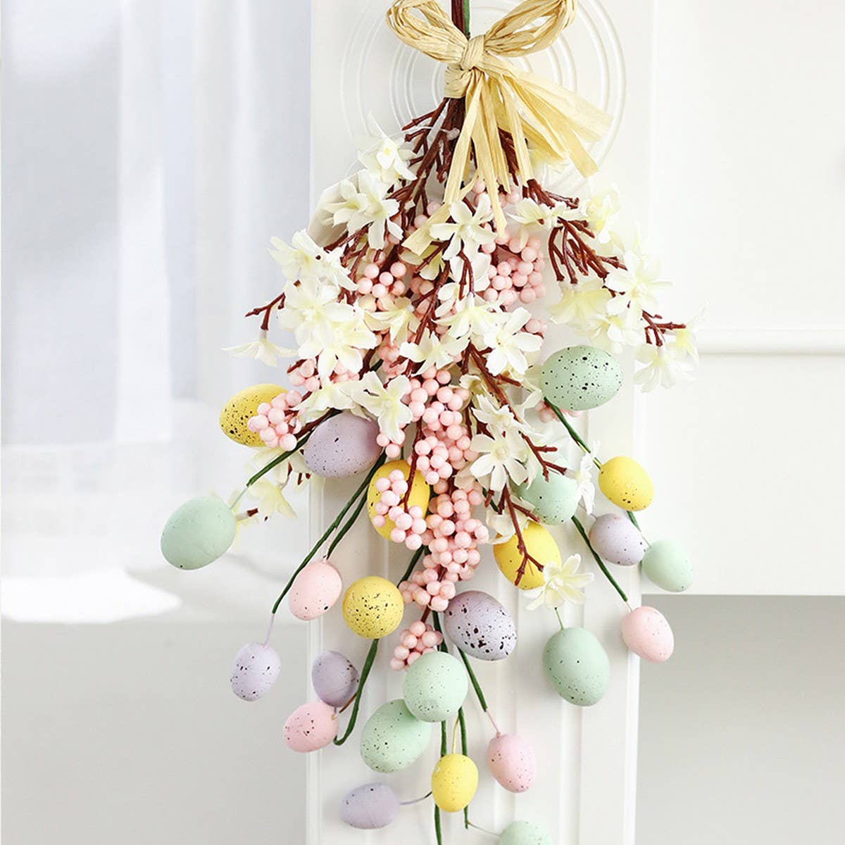 Seven-Color Easter Egg Party Wall Ornament_CWAJE05360