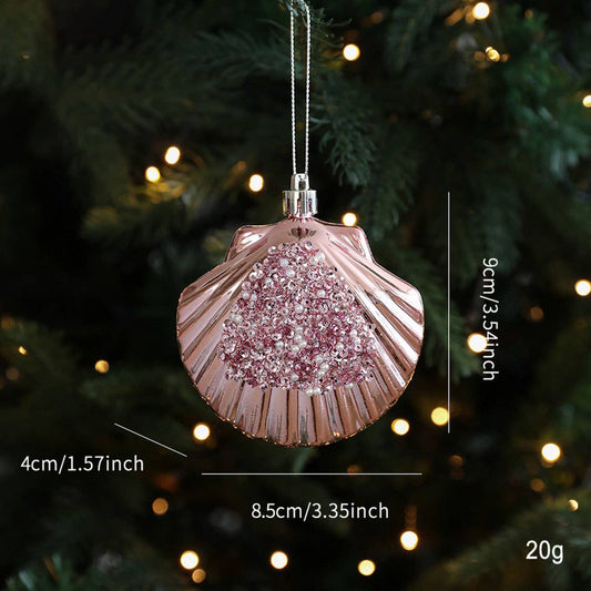 CWMM10401_PINK CARTOON CHRISTMAS TREE HANGING ORNAMENTS