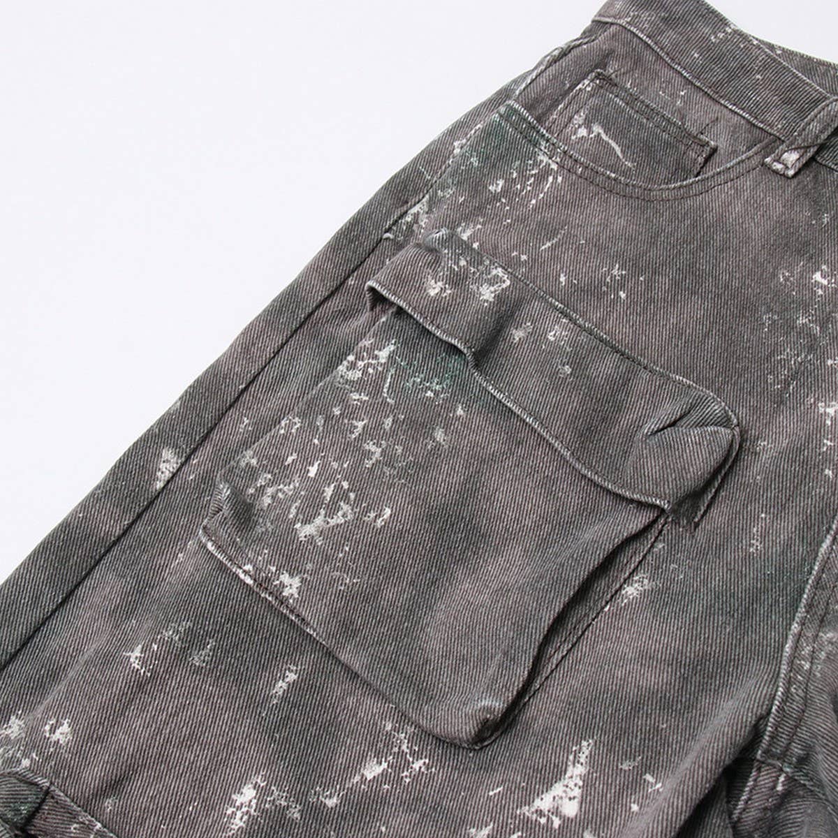 WOMENS CAMO LOOSE FITTING LOW RISE CARGO PANTS