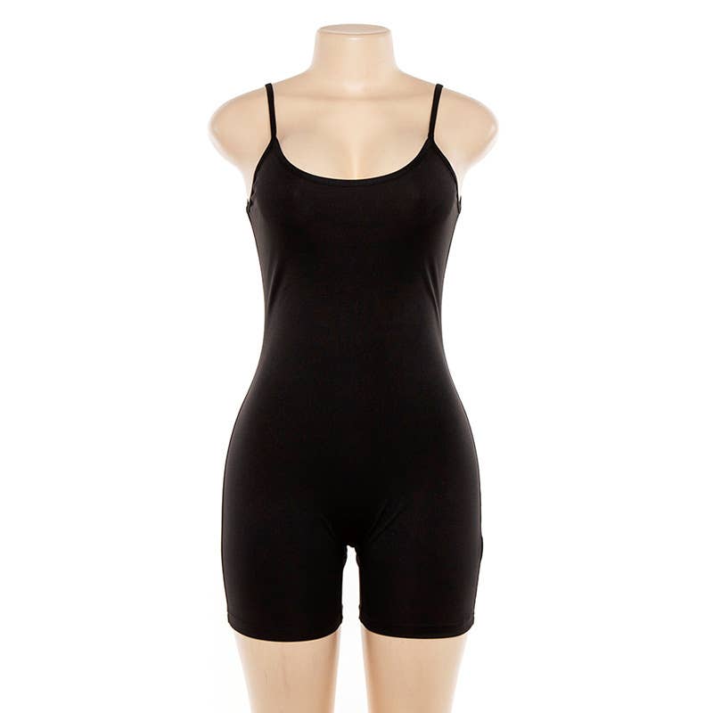 Sexy Bodycon Lift-Up Cami Romper