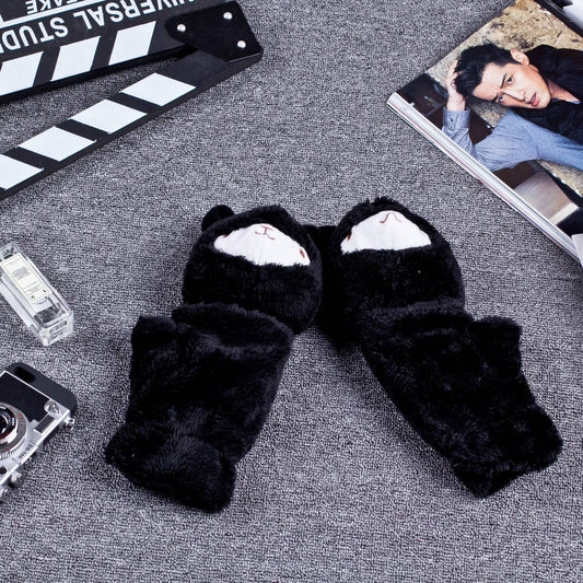 NEW CUTE CARTOON THICK WARM ALPACA GLOVES_CWAG0268