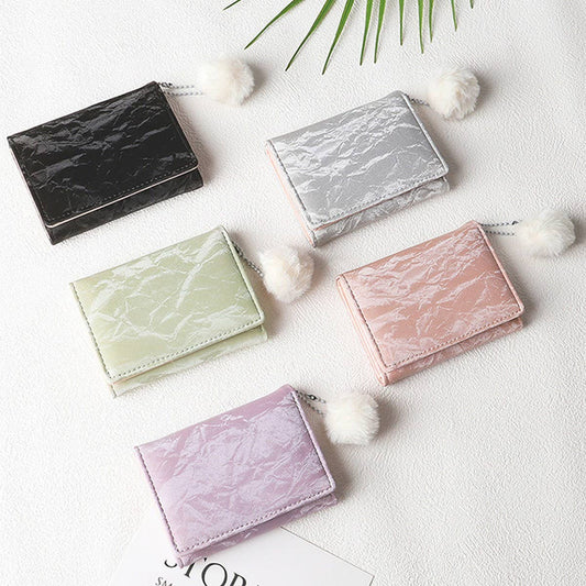 SMALL FRESH AND THIN FOLDABLE STUDENT WALLET_CWAB2560