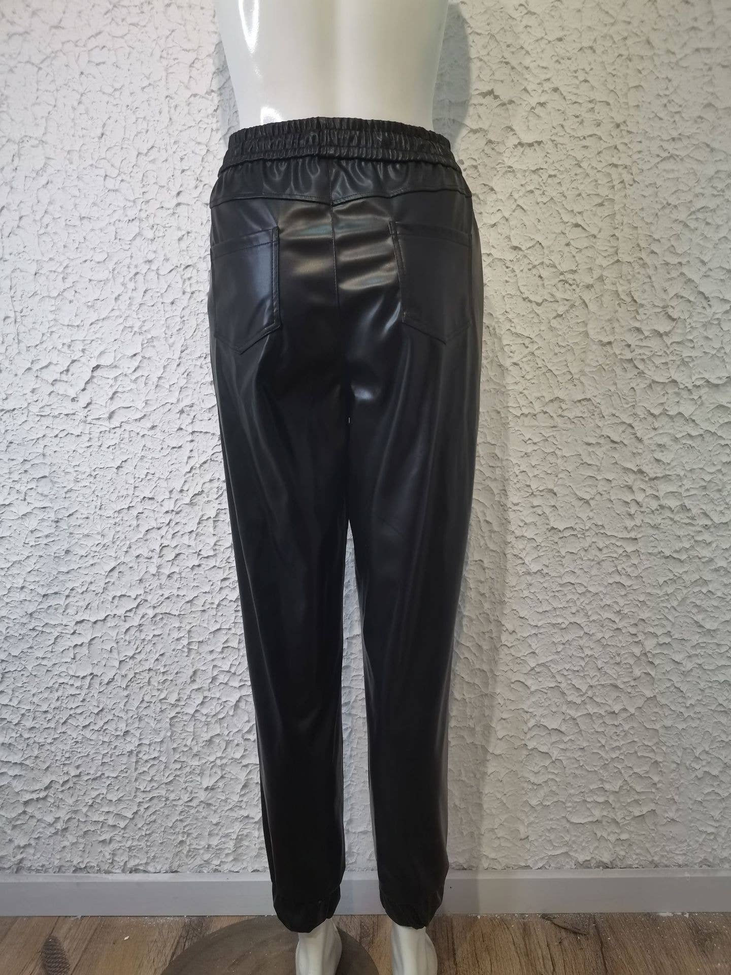 TEMPERAMENT SIMPLE ROPE WAIST SMALL FOOT PANTS