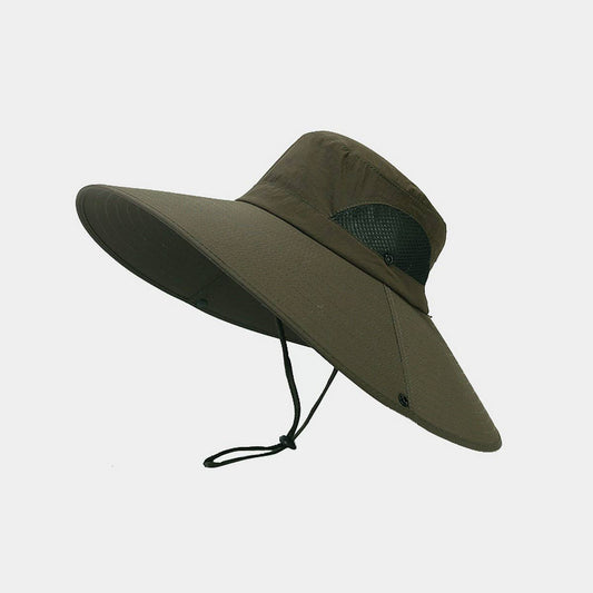 Men's Wide Brim UV Protection Fishing & Hiking Hat_CWAH3842