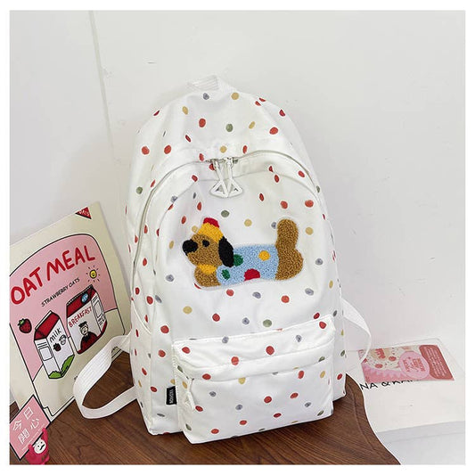 Printed versatile and large-capacity schoolbag
