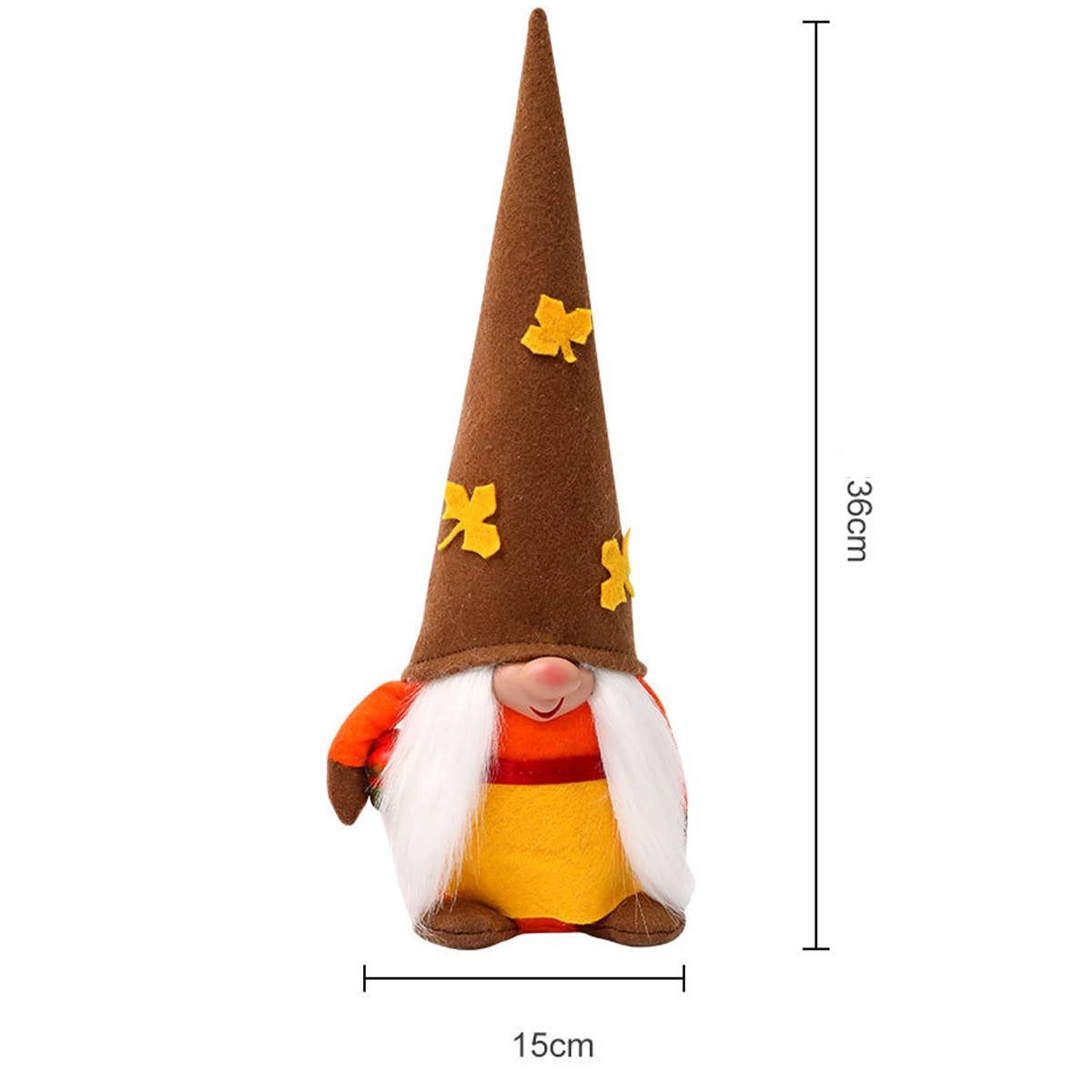 CWMM9525_HARVEST FESTIVAL MAPLE LEAF HAT RUDOLPH ORNAMENT