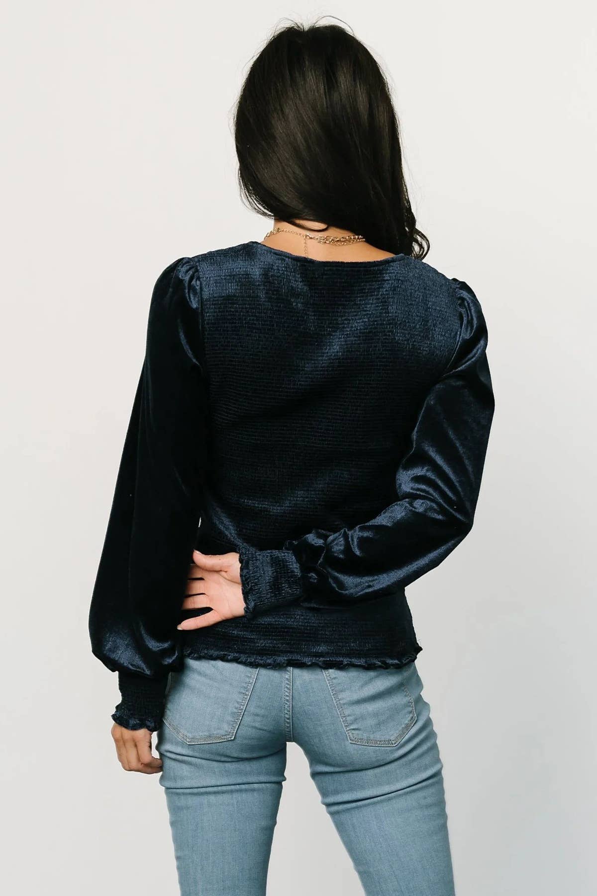 SOLID COLOR CASUAL LONG-SLEEVED VELVET BASE SHIRT