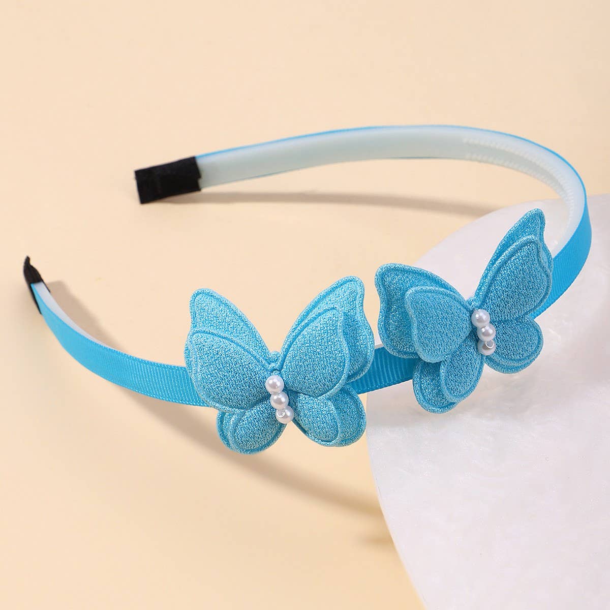 Double-Layer Butterfly Headband ? Candy Colors