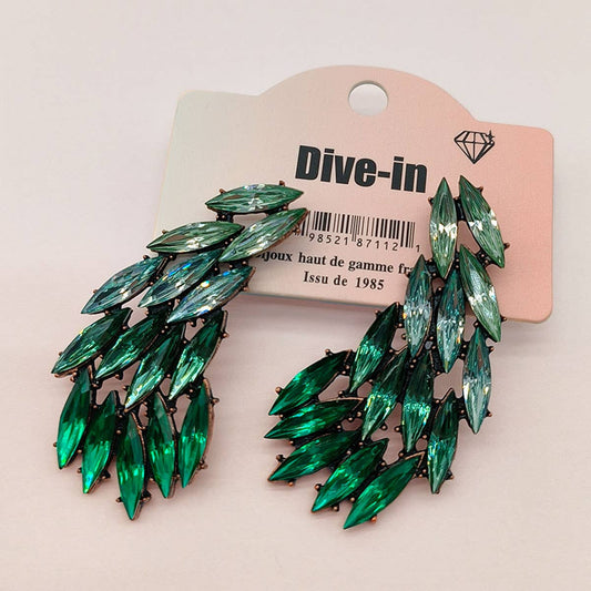 EXQUISITE CZECH DIAMOND WING EARRINGS_CWAJE1119