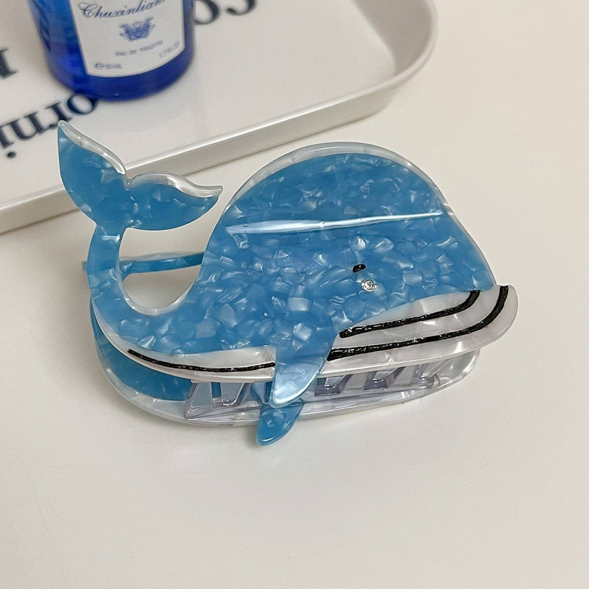 Ocean Animal Acetate Claw Clip ??Shark & Whale_CWAHA5703
