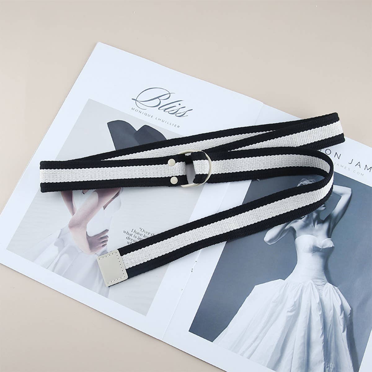 CWABE0957_HIP-HOP FASHION EXTENDED ARTISTIC CANVAS BELT