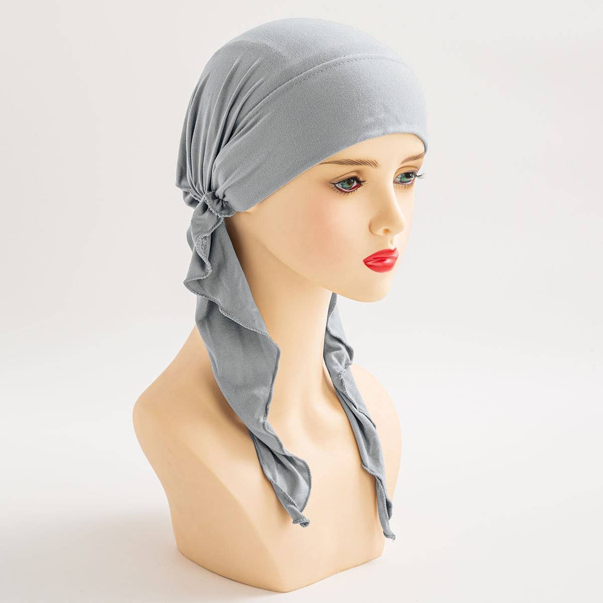 MULTICOLOR FASHION CURVED RIBBON TURBAN HAT