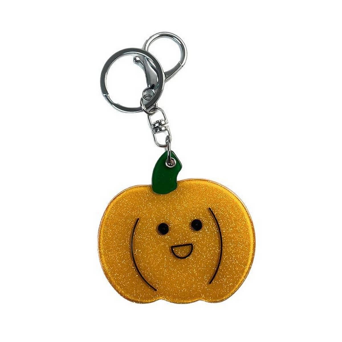 Pumpkin Keychain Makeup Mirror, Cute & Portable_CWMM6382