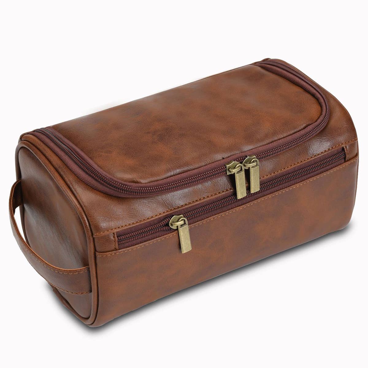 RETRO TRAVEL PU LEATHER COSMETIC BAG_CWAB0576