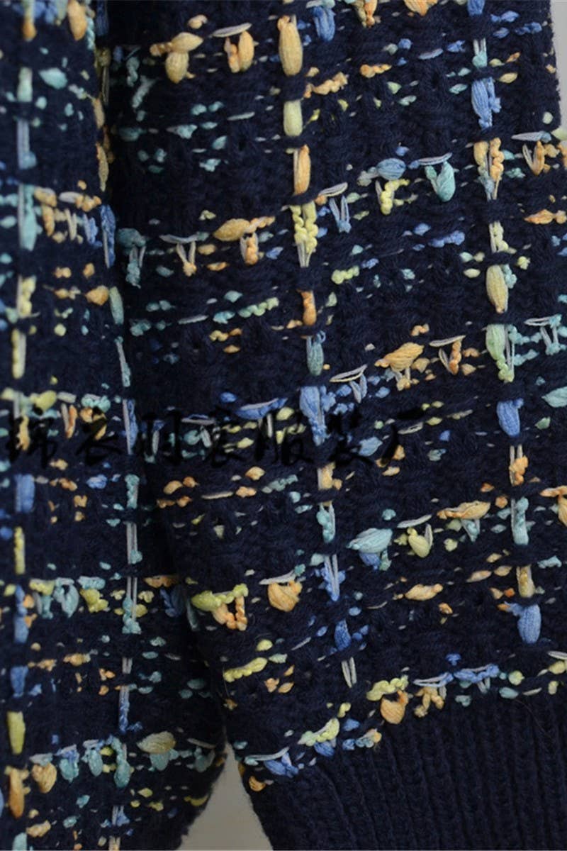 CWOCAL0926_MID-LENGTH COLORFUL KNITTED COAT