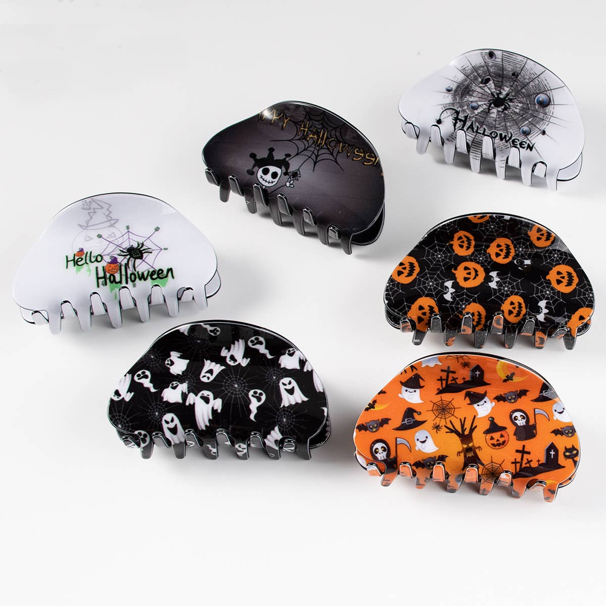 HALLOWEEN EDITION PRINTED HAIRPIN HEADPIECE