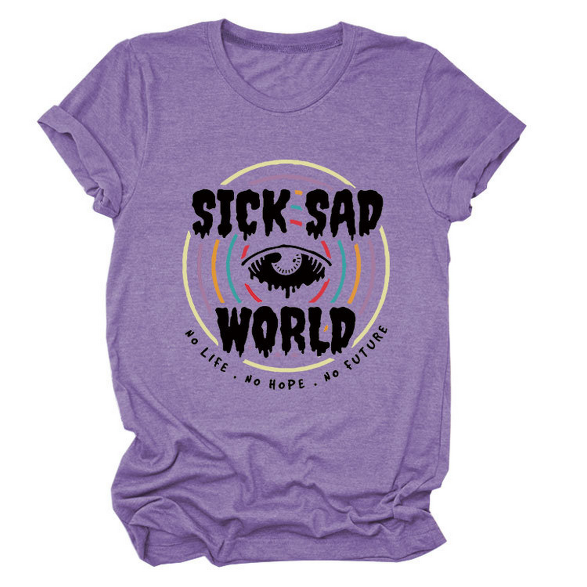 Simple Crew Neck Tee ??Comfortable Fit_CWTTS1532