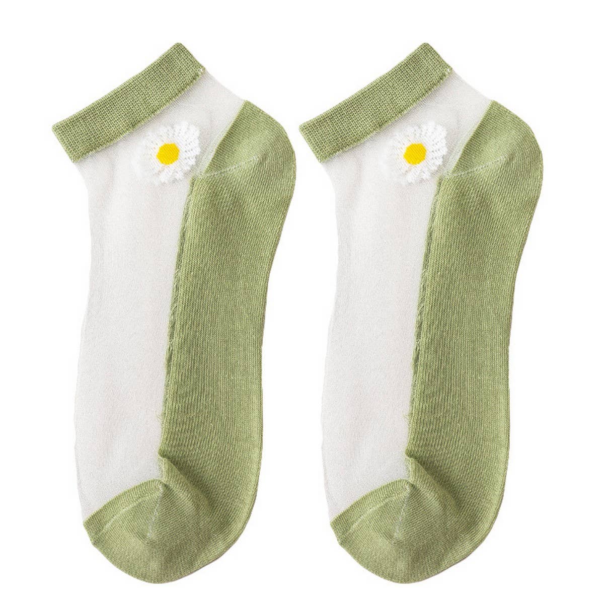 SUMMER WOMEN'S BREATHABLE PRINT SHEER SOCKS