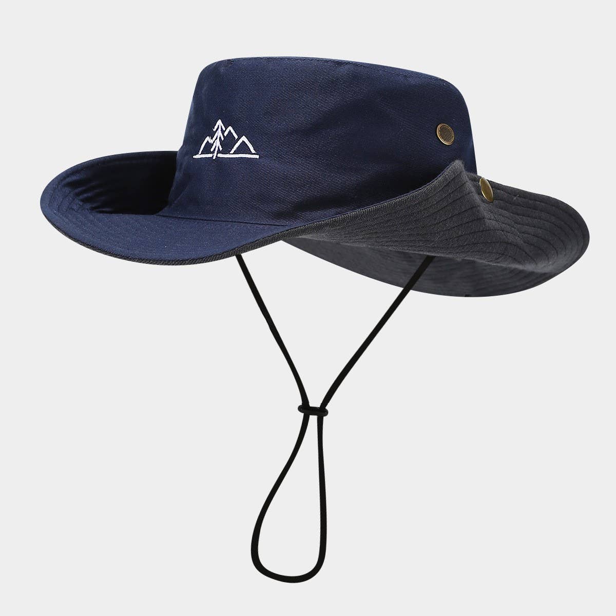 Men's & Women's Embroidered Wide Brim Sun Hat_CWAH3878