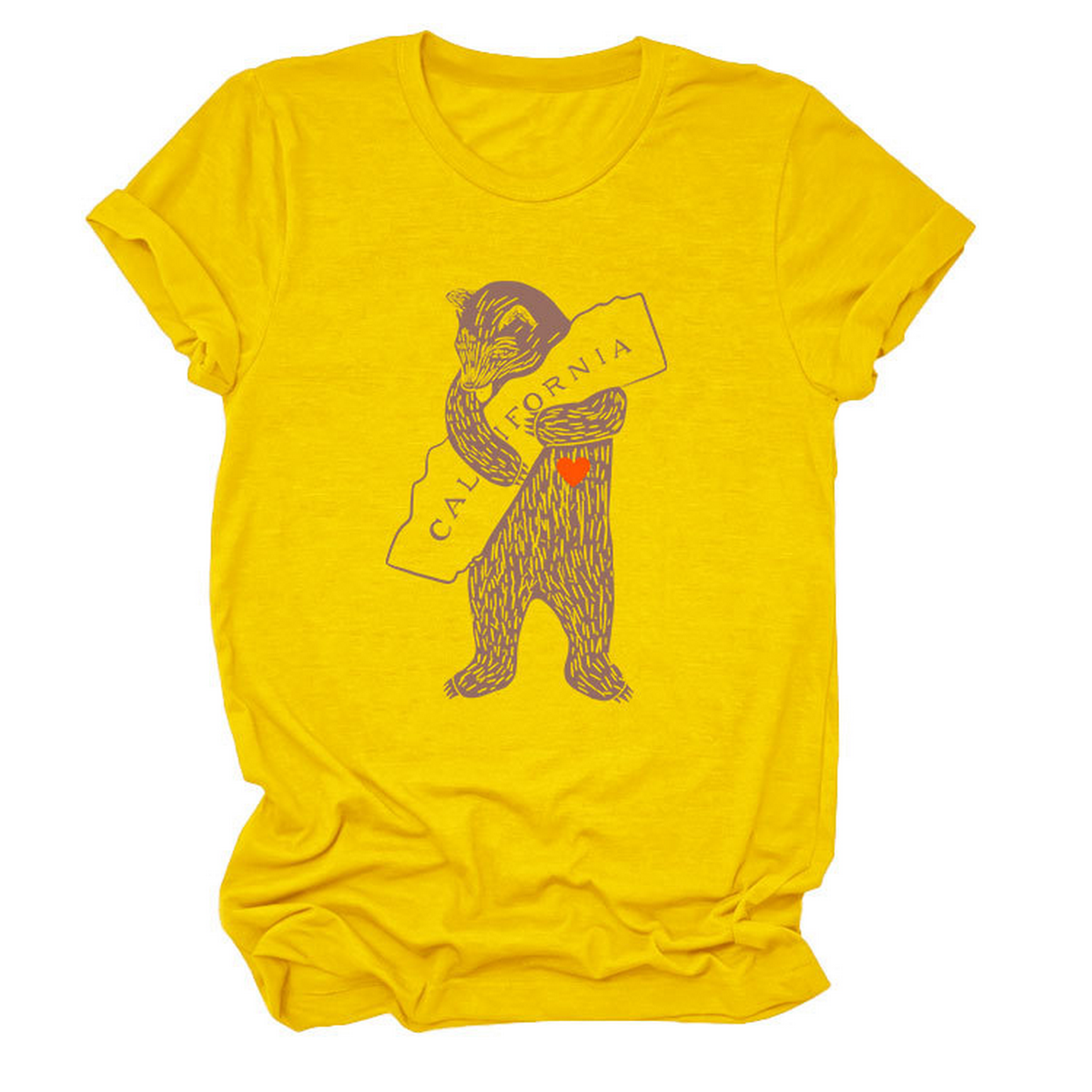 Funny Bear Short Sleeve T-Shirt for Her