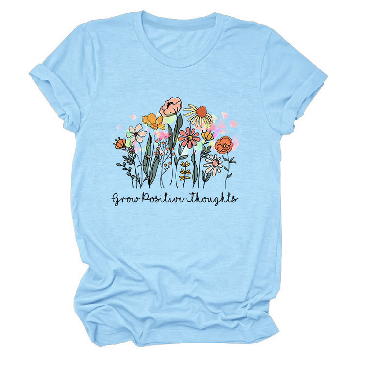 Women??¢s Casual Crew Neck T-Shirt, Soft Fit_CWTTS1488