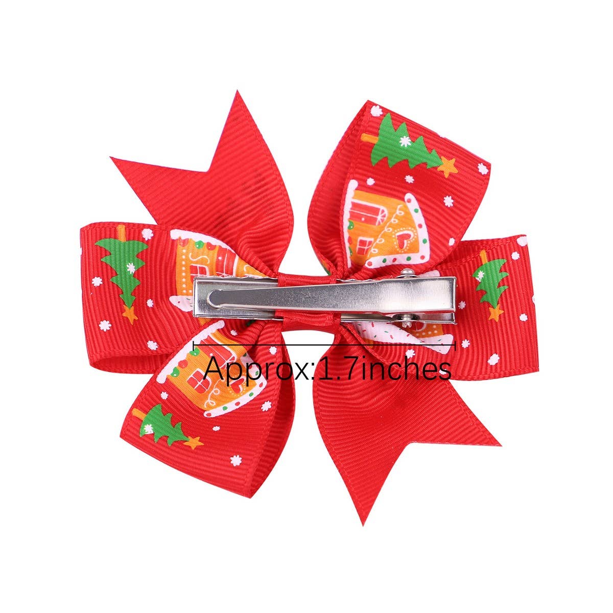 Christmas Bow Hairpin for Girls ? Snowman