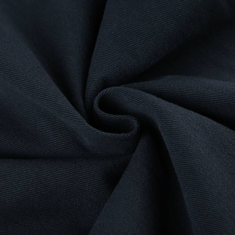 RIVET SPLIT LOW-RISE BAGGY DROP WIDE-LEG JEANS