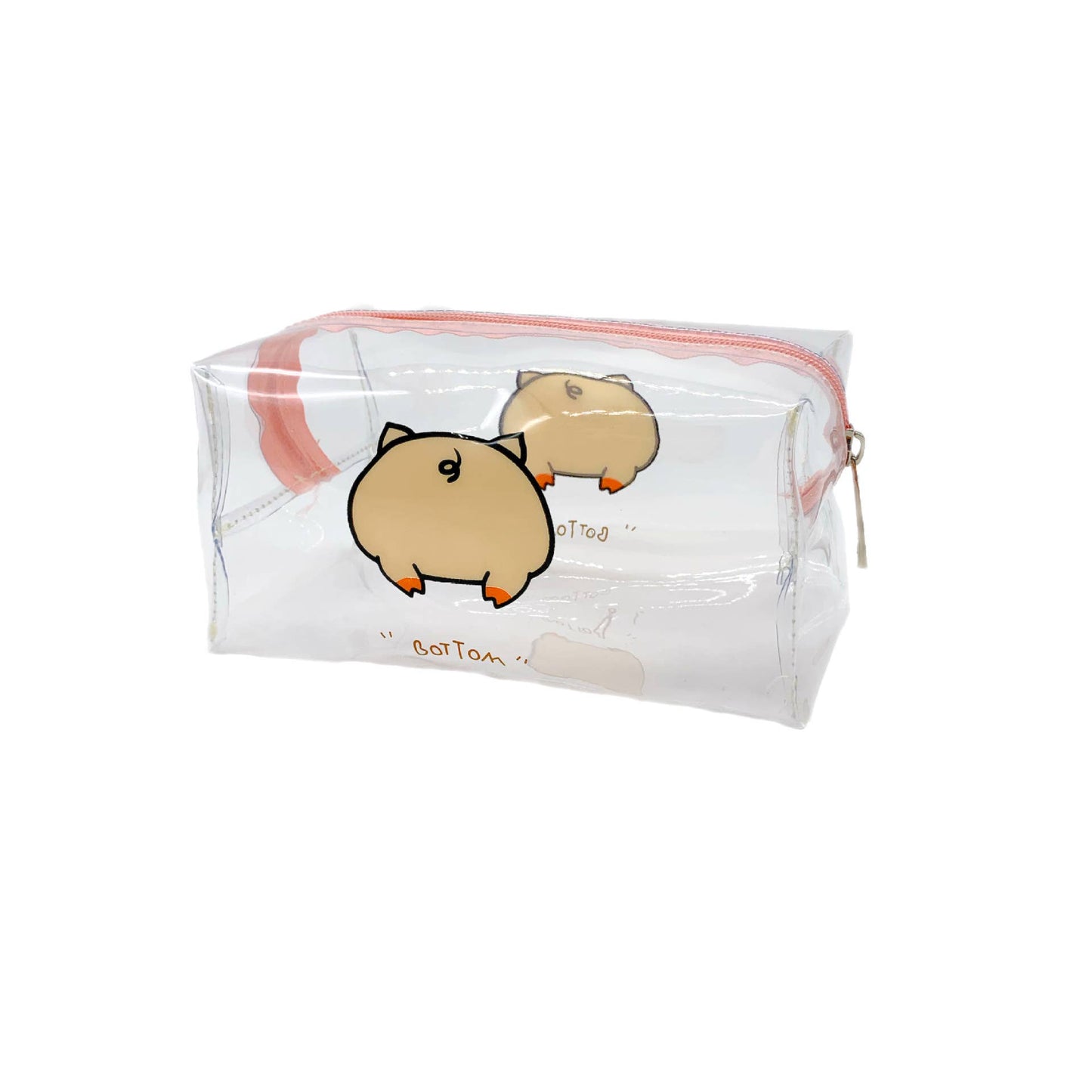 Transparent waterproof toiletry storage bag